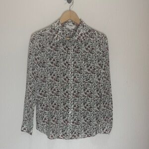 a loves a Floral Patterned Shirt, Size S